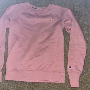 pink sweatshirt